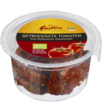 Getrocknete Tomaten, mit Kräutern mariniert, vegan, 80 gr Schale, Gustoni