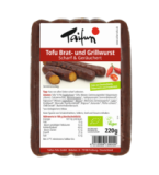 Tofu Brat- und Grillwurst Scharf & Geräuchert, vegan, 220 gr Packung (5 Stück), Taifun