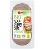 Veganer Aufschnitt nach Kochschinken Art (auf Seitanbasis), 100 gr Packung, Wheaty
