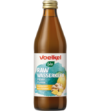 RAW Wasserkefir Zitrone-Ingwer, vegan, 0,33 ltr Flasche, Voelkel