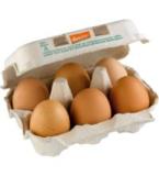 Bio-Eier gepackt, 6 Stück, M/L