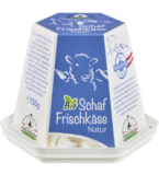 Schaffrischkäse Natur, mind. 45% Fett i. Tr., 150 gr Packung, Schlierbacher