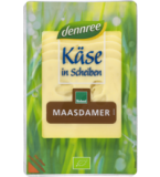 Maasdamer in Scheiben, laktosefrei, mind. 45% Fett i. Tr., 125 gr Packung, dennree