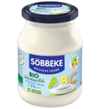 Weidemilch Joghurt mild ABC, 1,5% Fett, 500 gr Glas, Söbbeke