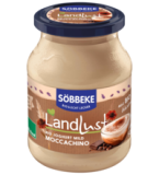 Landlust Joghurt mild Moccachino, 3,8% Fett, 500 gr Glas, Söbbeke