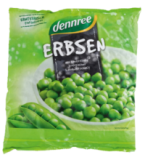 Erbsen, 450 gr Beutel, Tiefkühlware, dennree