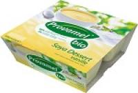 Soya Dessert Vanille, 500 gr Packung (4*125 gr Portionsbecher), vegan, Provamel