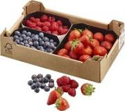 Beeren-Mischkiste (Erdbeeren, Heidelbeeren, Himbeeren), 500 gr Kiste, (6,99/Kiste)