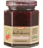 Fruchtaufstrich Sauerkirsche, vegan, 200 gr Glas, die beerenbauern