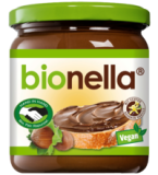 Nuss-Nougat-Creme, vegan, 400 gr Glas, Bionella