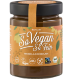 Mandel & Schokolade Aufstrich, vegan, 270 gr Glas, Brinkers