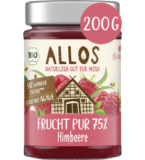 Frucht Pur 75% Himbeere, 200 g Glas, Allos