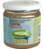 Tahin (Sesammus), ohne Salz, vegan, 330 gr Glas, Monki