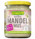 Weißes Mandelmus, vegan, 250 gr Glas, Rapunzel