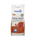 Grüne Linsen, vegan, 400 gr Packung, Spielberger