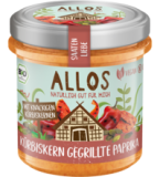 Brotaufstrich „Saatenliebe” - Kürbiskerne & gegrillte Paprika, vegan, 135 gr Glas, Allos