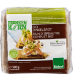 Dinkelbrot, geschnitten, vegan, 500 gr Packung, Frankenkorn