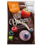 Beeren Mix in dreierlei Schokoladen, 50 gr Beutel, Landgarten
