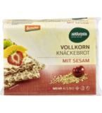 Vollkorn Knäckebrot mit Sesam, vegan, 250 gr Packung, Naturata