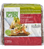 Saatenbrot, geschnitten, vegan, 500 gr Packung, Frankenkorn