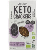 Keto-Crackers Chia, vegan, 60 gr Packung, JFOODS SA