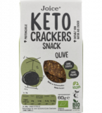 Keto-Crackers Olive, vegan, 60 gr Packung, JOICE FOODS