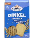 Dinkel Zwieback, ungesüßt, vegan, 200 gr Packung, Sommer