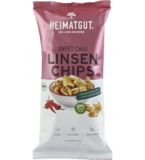 Linsen Chips Sweet Chili, vegan, 75 gr Packung, Heimatgut