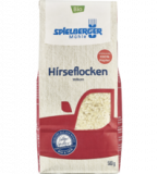 Hirseflocken, vegan, 500 gr Packung, Spielberger