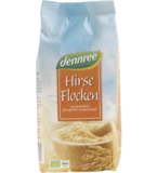 Hirseflocken, vegan, 500 gr Packung, dennree