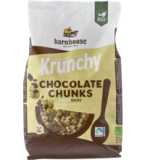 Krunchy Chocolate Chunks, vegan, 500 gr Packung, barnhouse