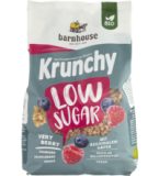 Krunchy Low Sugar Very Berry, vegan, 375 gr Packung, barnhouse