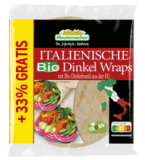 Italienische Dinkel Wraps, vegan, 300 gr Packung, Mestemacher