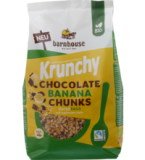 Krunchy Chocolate Banana Chunks, vegan, 450 gr Packung, barnhouse