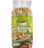 Nuss Müsli, vegan, 750 gr Packung, dennree
