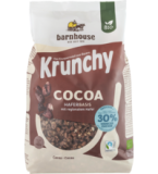 Krunchy Cocoa, 30% weniger Zucker, vegan, 500 gr Packung, barnhouse