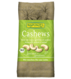 Cashews, geröstet, gesalzen, vegan, 50 gr Packung, Rapunzel