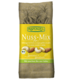 Nuss-Mix, geröstet, gesalzen, vegan, 60 gr Packung, Rapunzel