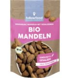 Mandeln, geröstet & gesalzen, vegan, 150 gr Packung, followfood