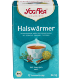„Halswärmer” Kräuterteemischung, vegan, 17 Btl Packung, Yogi Tea