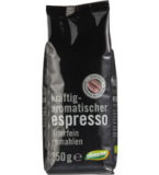 Espresso, gemahlen, vegan, 250 gr Packung, dennree