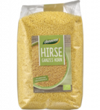 Hirse, vegan, 1 kg Packung, dennree