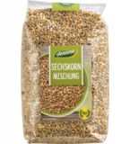 Sechskorn-Mischung, vegan, 1 kg Packung, dennree