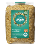 Goldgelbe Leinsaat, vegan, 500 gr Packung, Davert