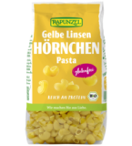 Gelbe Linsen Hörnchen Pasta, glutenfrei, vegan, 300 gr Packung, Rapunzel