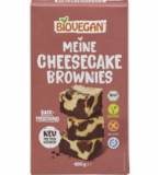 Backmischung „Meine Cheesecake Brownies”, vegan, 480 gr Packung, Biovegan
