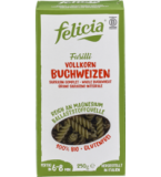 Vollkorn Buchweizen Fusilli, glutenfrei, vegan, 250 gr Packung, Felicia