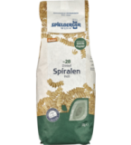 Dinkel-Spiralen, hell, vegan, 500 gr Packung, Spielberger