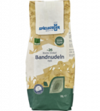Breite Dinkel-Bandnudeln, hell, vegan, 500 gr Packung, Spielberger