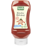 Kinder Ketchup, 80% Tomate, 300 ml PET-Flasche, byodo